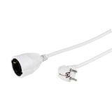 thumbnail of Verlängerungskabel Schuko-Stecker auf Steckdose, 3 Meter, weiß