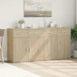 thumbnail of vidaXL Sideboards 2 Stk. Sonoma-Eiche 79x38x80 cm Holzwerkstoff