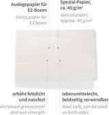 thumbnail of Kistenauslegepapier für E2-Kisten 36x56 cm 1550 Stück40 gr/m2 fettdicht lebensmittelecht