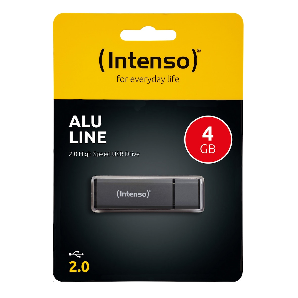 Intenso USB-Stick 2.0 Alu Line 4 GB anthrazit