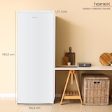 thumbnail of homeX Gefrierschrank, Tiefkühlschrank groß - 168 Liter, 4-Sterne Gefrieren, Freezer, freistehend, leise, weiß, FS1681E-W