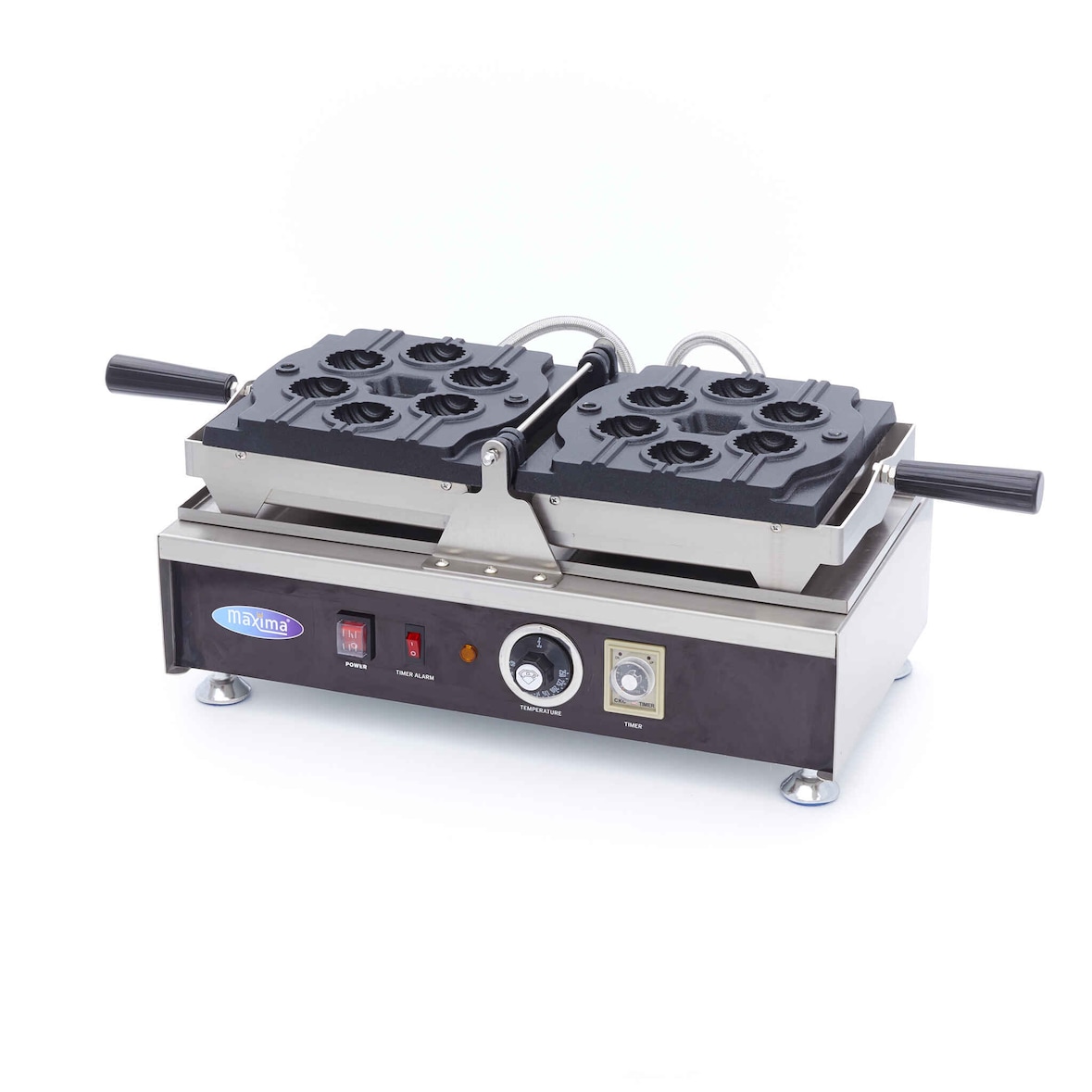 Máquina de fazer waffles - 6 bolos