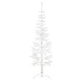 thumbnail of vidaXL Künstlicher Halb-Weihnachtsbaum mit Ständer Schlank Weiß 150 cm