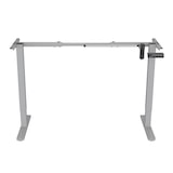 thumbnail of SVITA JIRI Schreibtisch-Gestell elektrisch für Tischplatte höhenverstellbare Tischbeine Memory-Funktion Metall Grau