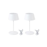 thumbnail of METRO Professional Set di 2 lampade LED da tavolo, alluminio / policarbonato, Ø 12 x 23.6 cm, connessione USB, touch control, dimmerabile, bianco