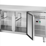 thumbnail of Royal Catering Mesa refrigerada - 450 L - 4 compartimentos - 227 x 64 cm - clase B - acero inoxidable -