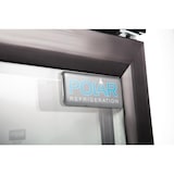thumbnail of Botellero expositor trasbarra, 3 puertas abatibles, chapa/aluminio/cristal, 85 x 135 x 52 cm, 280W, refrigeración por aire, 320L, negro, Polar GL014