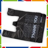 thumbnail of DayBays 500 Stk. Hemdchentragetaschen 30+15x55 cm HDPE Mit Druck Thank You geblockt