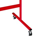 thumbnail of Verrijdbaar whiteboard - Dubbelzijdig en magnetisch - 100x150 cm - Rood