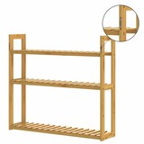 thumbnail of Casaria Standregal Wandregal Bad Holz Bambus 3 Etagen