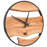 thumbnail of Orologio A Parete Marrone Ø35 Cm In Ferro E Legno Di Ulivo