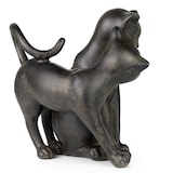 thumbnail of Dekofigur Figur Katze Kater Katzen Katzenpaar Polyresin Antik Stil H 17,5 cm