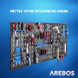 thumbnail of Muro Utensili Parete dell'officina Parete Metallica Perforata 17 Parti