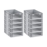 thumbnail of PROREGAL Eurobox NextGen Store | HxBxT 17x40x60cm | 34 Liter | Front offen | Eurobehälter, Transportbox, Transportbehälter, Stapelbehälter