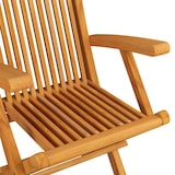 thumbnail of vidaXL Opklapbare tuinstoelen massief teak A1 : Uitvoering - met armleuning, Afmeting - 6 st.