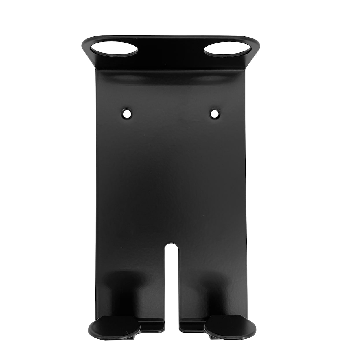 Zwarte dubbele metalen houder voor twee 400 ml flessen - The Spa Collection (1 stuk)