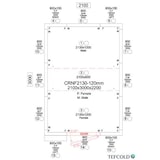 thumbnail of Chambre froide négative 10,06 m3 (2100 x 3000 x 2200 mm) avec monobloc de paroi