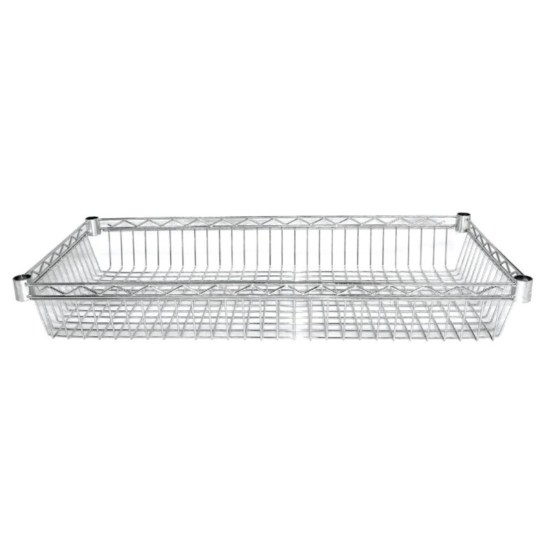 Paniers chromés 915mm (Lot de 2) - 915 x 457 x 105 mm - VOGUE