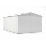 thumbnail of Capanno box attrezzi i per esterno casetta giardino in lamiera 327x459cm x h 215cm - 201 kg - 15,01 mq BIANCO