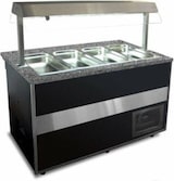 thumbnail of Gastro Kühltheke Kaltetheke Salatbar Kühlvitrine 2000x800x1350 mm, für 5x GN 1/1 + 1x GN 2/4