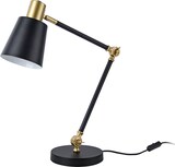 thumbnail of Helloshop26 - E27 Tischleuchte Metall 68 x 38 x 17 cm schwarz gold weiß 03_0009545