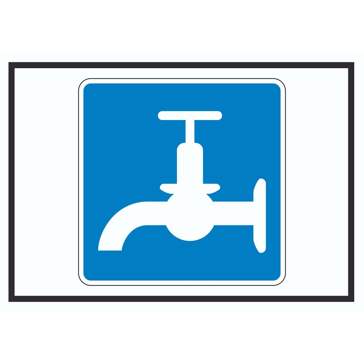 Trinkwasser Symbol A6 (105x148mm)