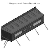 thumbnail of Paletten Blumenkasten Rot Pflanzkasten Einsatz für Europaletten Blumentopf  Rot
