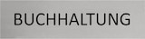 thumbnail of CombiCraft Aluminium Türschild Buchhaltung 165x45mm mit 3M-Tape zur Befestigung, einfache Kennzeichnung von Räumen und Bereichen