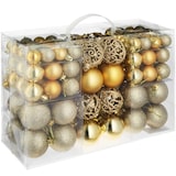thumbnail of tectake 100 kerstballen onbreekbaar in goud - goud - 403323
