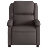 thumbnail of vidaXL Massagesessel Dunkelbraun Echtleder