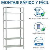 thumbnail of SimonRack Scaffali Metallo Garage 2000x900x400 mm, 6 Ripiani in Acciaio, Portata, 75 kg per Ripiano, Bianco – Advantage