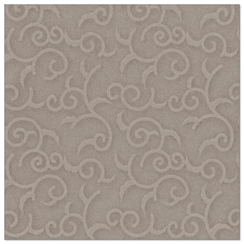 PAPSTAR 50 Servietten "ROYAL Collection" 1/4-Falz 40 cm x 40 cm grau "Casali"