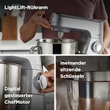 thumbnail of Kenwood KVC85.004SI Titanium Chef Baker: Robuste Küchenmaschine für anspruchsvolle Aufgaben