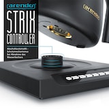 thumbnail of Arendo Edelstahl Wasserkocher mit Temperatureinstellung, 40° bis 100°, Warmhaltefunktion, Zwischenmessungen, 0,5 Liter, asiatisches Design