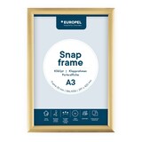 thumbnail of Cadre clipsable Europel A3 25mm or, 355084