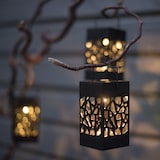 thumbnail of LED  Solar Laternen hängend stehend H:11cm Terasse Garten 3St.