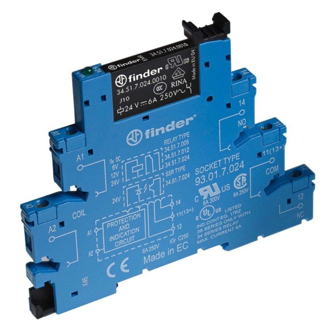 Finder Koppelrelais 6,2mm 38.51.0.012.0060 385100120060