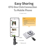 thumbnail of Appareil Photo Numérique 4K HD Zoom 16X Stabilisation Image Pour Photos Époustouflantes Rose 2 YONIS