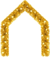 thumbnail of vidaXL Weihnachtsgirlande mit LED 10 m Golden