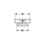 thumbnail of Siphon Reduzierstück von Ablaufventil 2 Zoll Siphon 1 1/2 Zoll AG