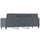 thumbnail of vidaXL 3-Sitzer-Sofa Dunkelgrau 180 cm Samt