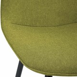 thumbnail of Esszimmerstuhl RAZON - Stoff Grün 45x54x88 cm | Essstühle Esszimmerstühle Küchenstühle Wohnzimmerstühle