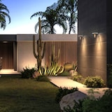 thumbnail of Lumisky KEOPE 230LM Solar-Wandleuchte Stahl Schwarz