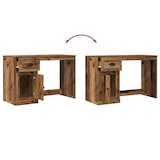 thumbnail of vidaXL Schreibtisch mit Tür Altholz 50 x 115 x 75 cm Holzwerkstoff
