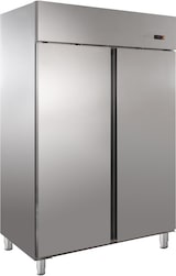thumbnail of GastroHero Tiefkühlschrank TKS-PROFI1400N | 1168 Liter | Edelstahl | GN 2/1 | Umluftkühlung | Digitalthermostat | 2 Türen | Profi Gewerbe Tiefkühler