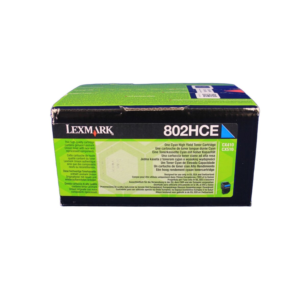 Lexmark 802HCE 80C2HCE Toner Cyan -A
