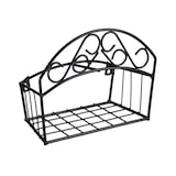 thumbnail of Relaxdays Schlauchhalter Wand, für 30 m 5/8'' Schlauch, Gartenschlauchhalterung, Metall Wasserschlauchhalter, schwarz