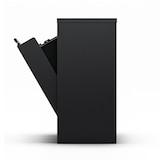 thumbnail of Ordnungshüter 3 Mülleimer 45 Liter 3 Eimer Recycling Wandinstallation Schwarz