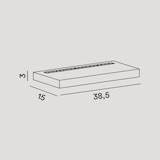 thumbnail of BED LED-Wandleuchte aus Aluminium 22W 38,5 cm Weiß Perenz
