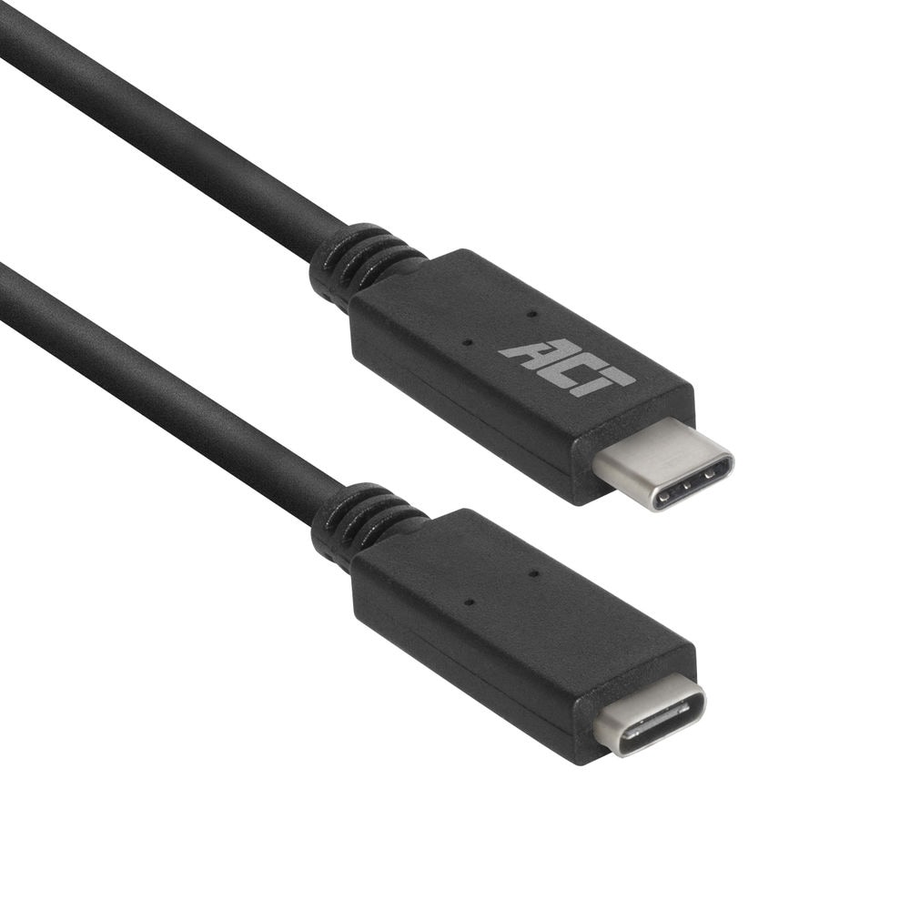 ACT AC7412 USB-C Verlengkabel | 3.2 Gen1 | USB-C male - USB-C female | 2 meter